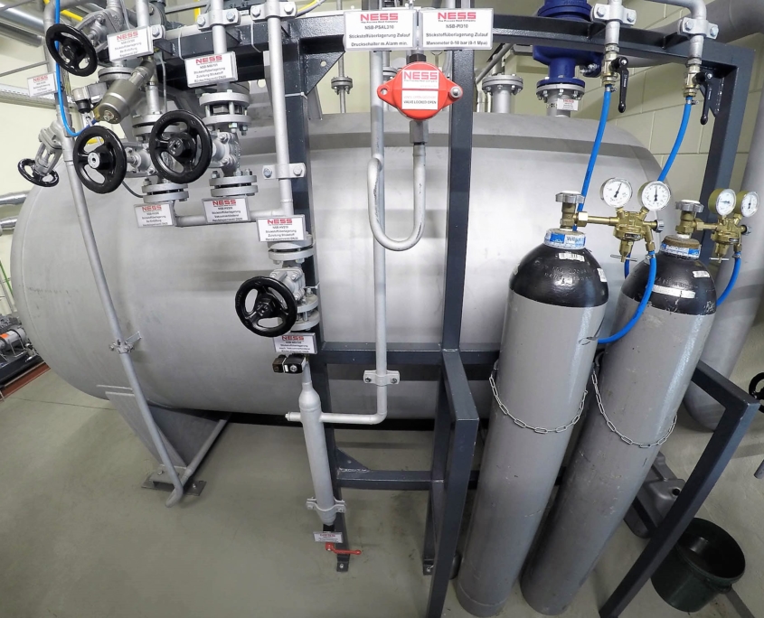 Nitrogen blankets against oxidation NESS Wärmetechnik