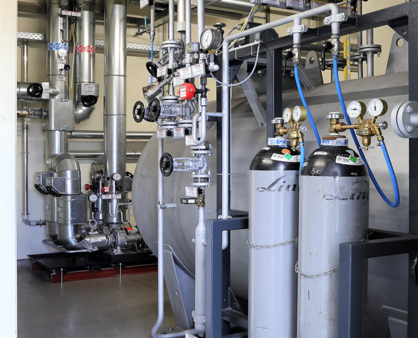Nitrogen blankets against oxidation NESS Wärmetechnik